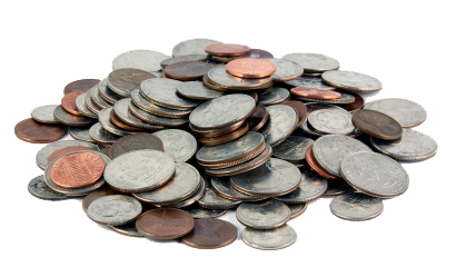 pile of coins