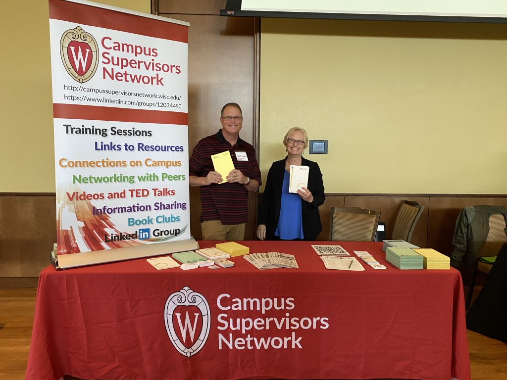 Rich and Carol at the Employee Resource Fair