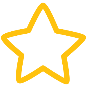 icon: yellow star outline