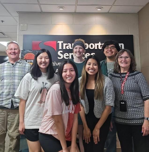 group of people smiling