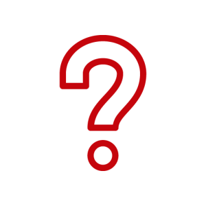*Icon, question mark, red*