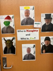 *Naughty and nice list decoration, Image edited of different characters*