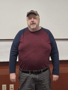 *Person stands and poses for photo*