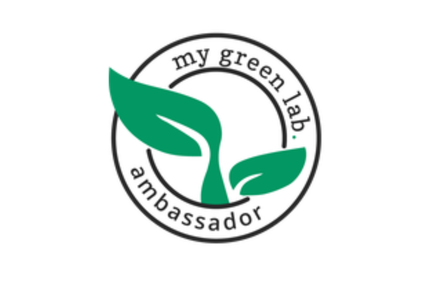 MGL Ambassador Logo that is a circle with a green leaf inside