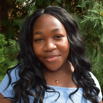 Peer Mentor Christine Idowu smiling
