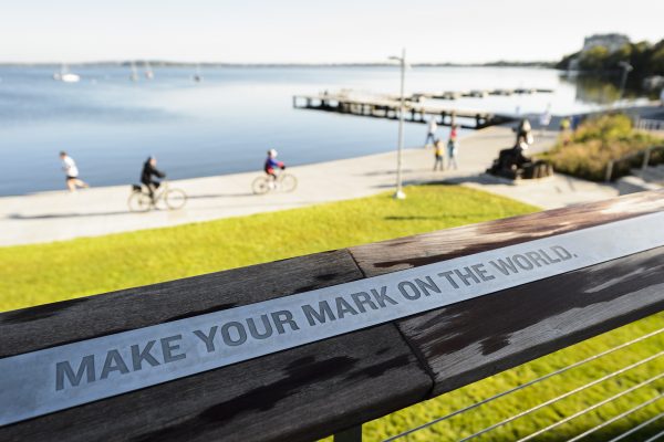 alumni park make your mark plaque