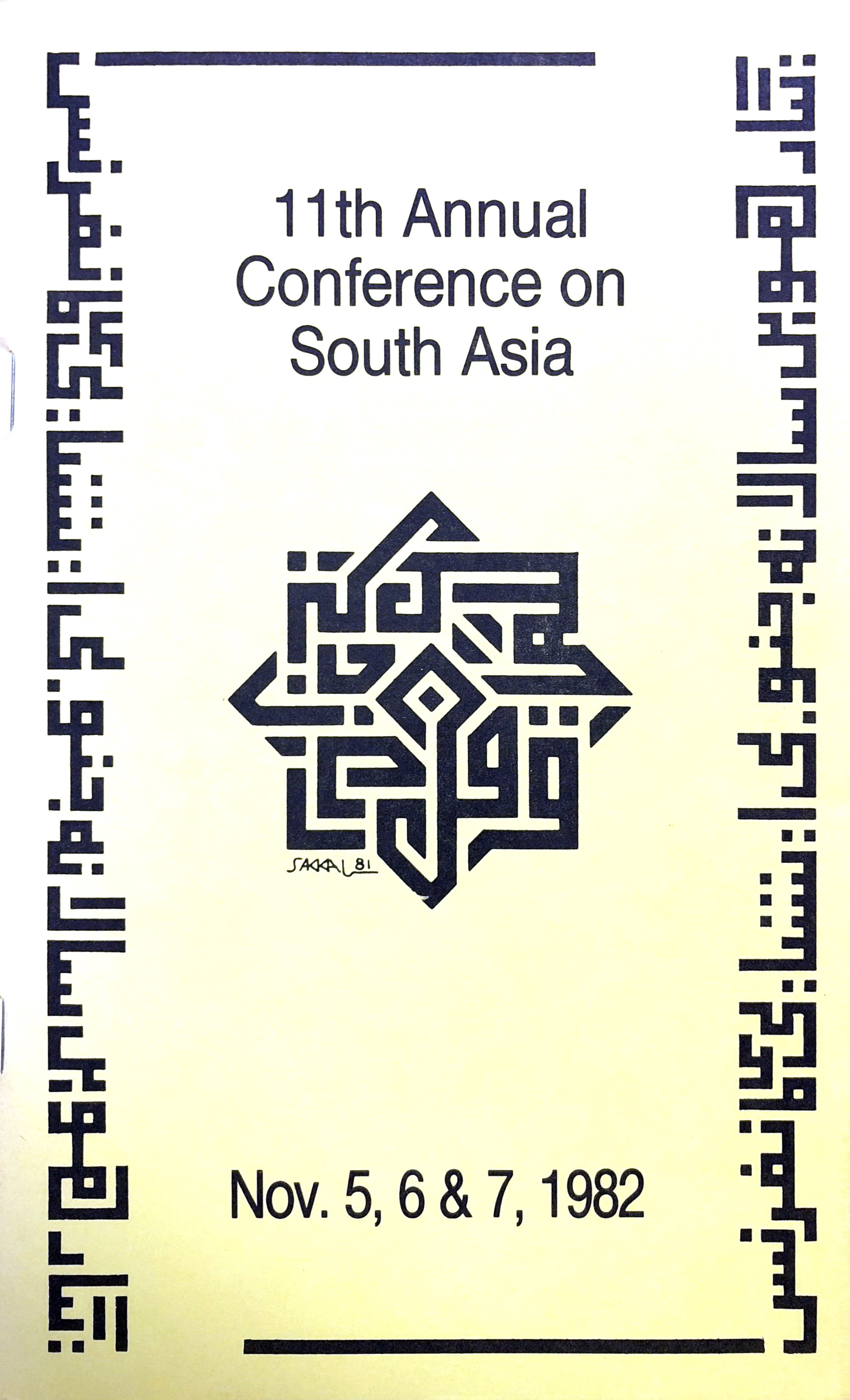 Book cover for the 11th ACSA