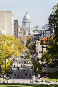View of the capital and State Street.