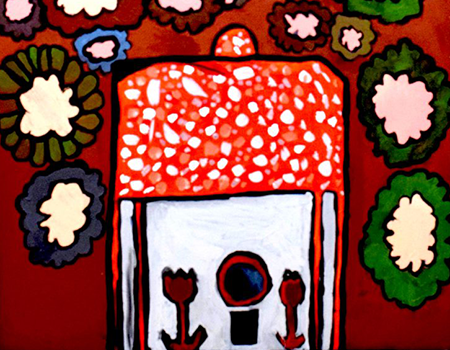 Stefan Harhaj - Birdhouse and Clouds