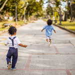 Children Running