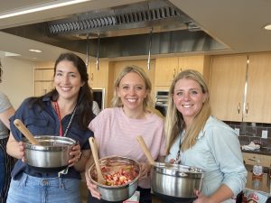 Nikki Drilias, Lisa Obernolte, and Therese Breunig.
