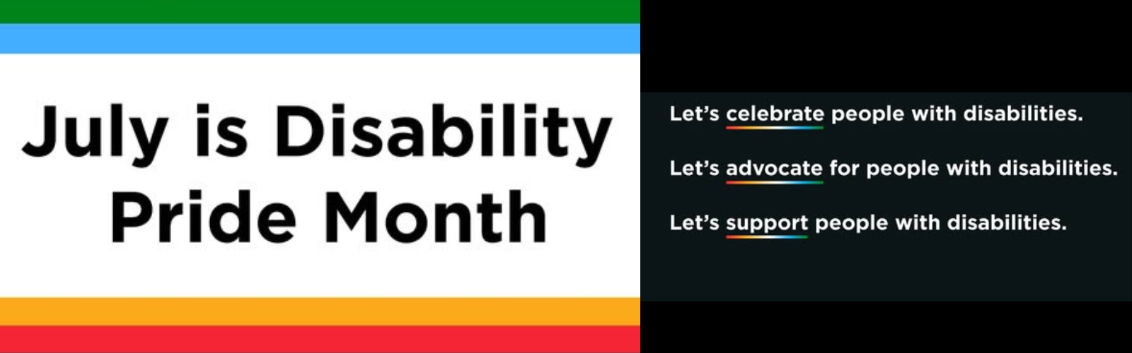 July is Disability Pride Month