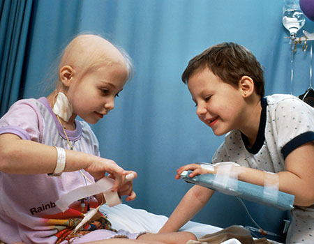 Boys in hospital