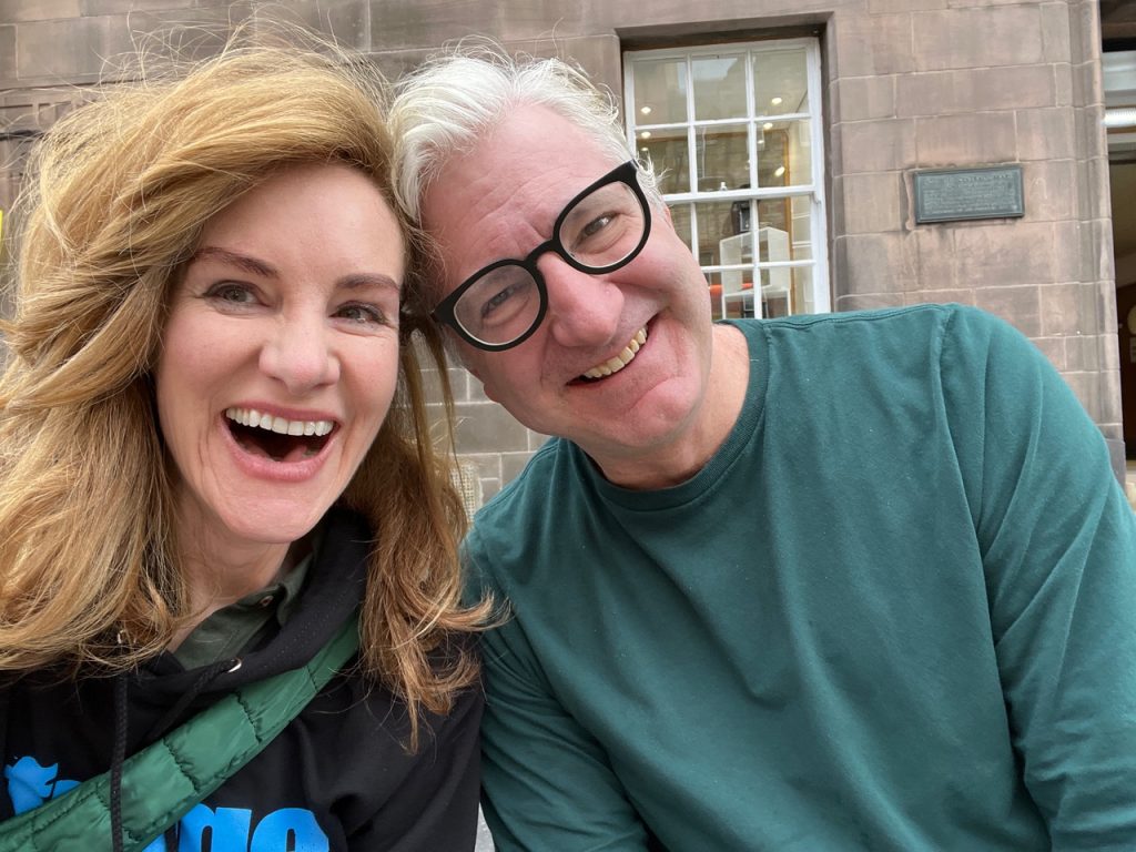 Kristen Kadner and Brian Roddy sitting smiling